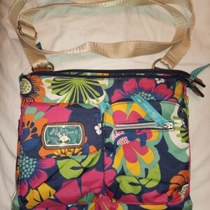Lily Bloom Vibrant Floral Crossbody Bag